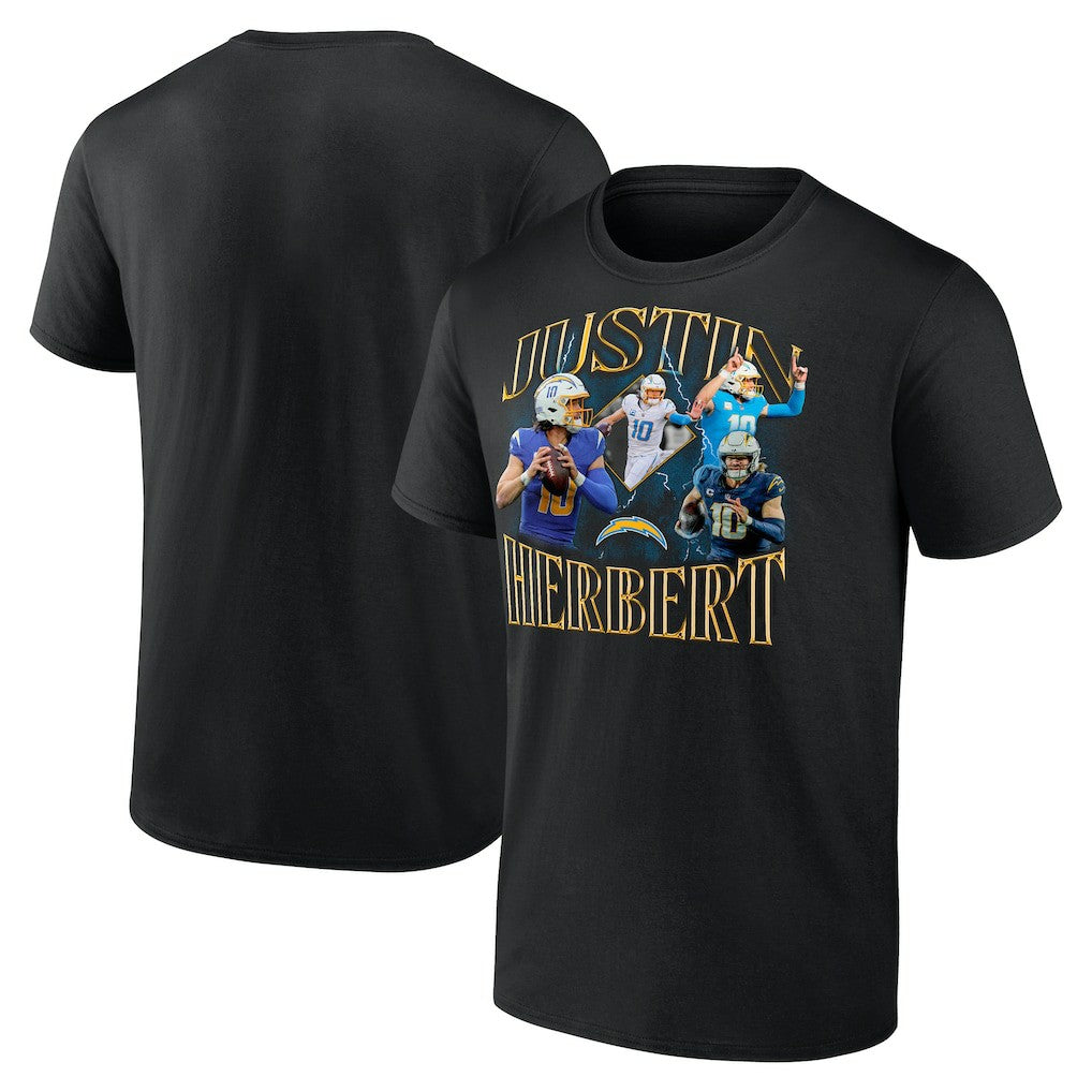 Los Angeles Chargers Justin Herbert  Notorious Graphic T-Shirt | NFL US