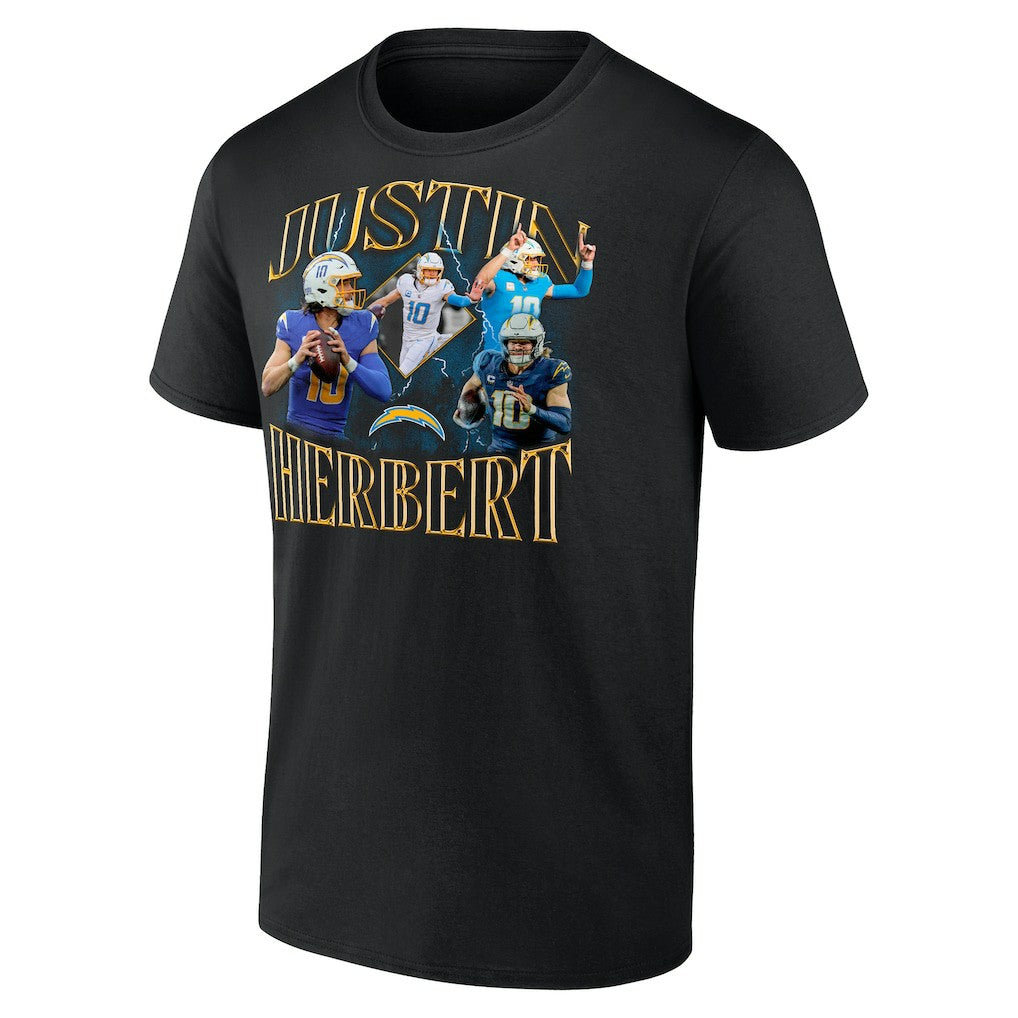 Los Angeles Chargers Justin Herbert  Notorious Graphic T-Shirt | NFL US