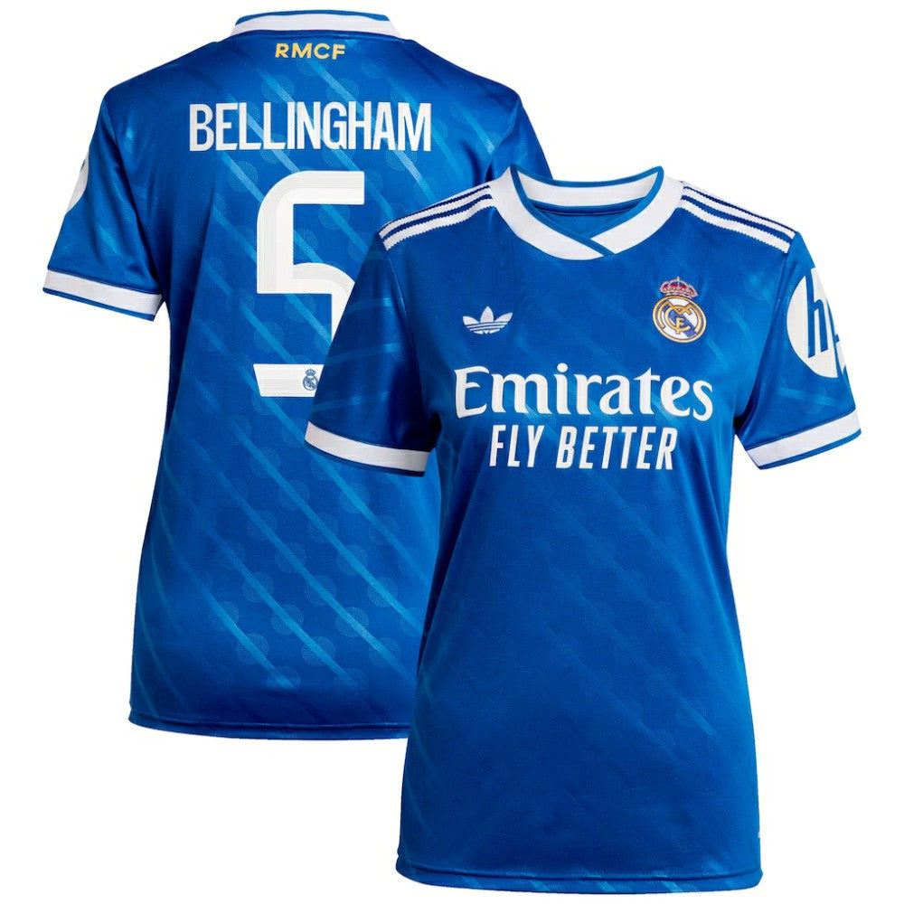 Jude Bellingham Real Madrid Women's 2025/26 Third Replica Player Jersey