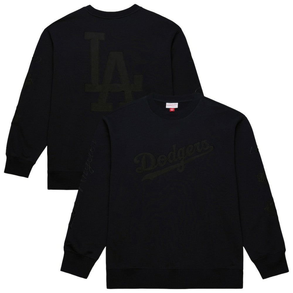 Los Angeles Dodgers Mitchell & Ness Phantom Fleece Crewneck Sweatshirt - MLB Sweatshirts