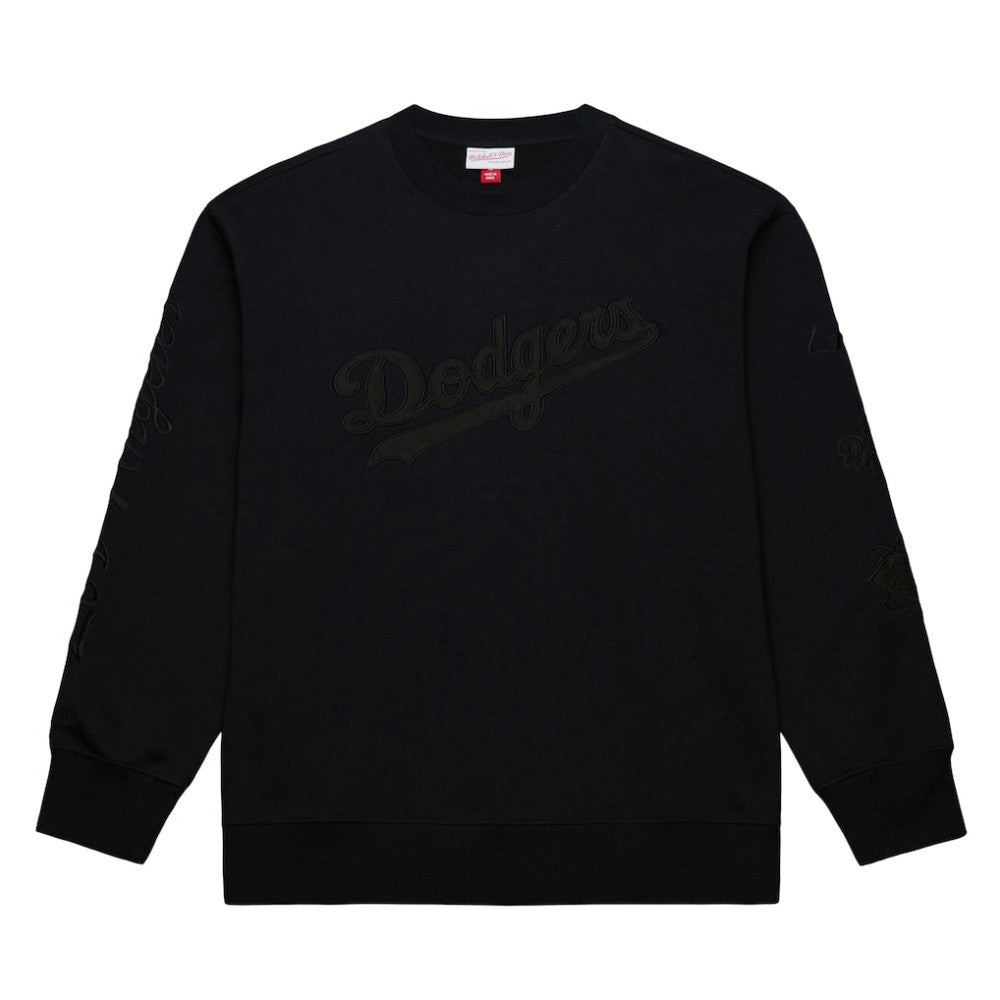 Los Angeles Dodgers Mitchell & Ness Phantom Fleece Crewneck Sweatshirt - MLB Sweatshirts