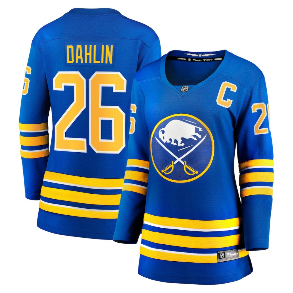 Rasmus Dahlin Buffalo Sabres Fanatics Women's Home Captain Patch Breakaway Jersey -  NHL Jerseys
