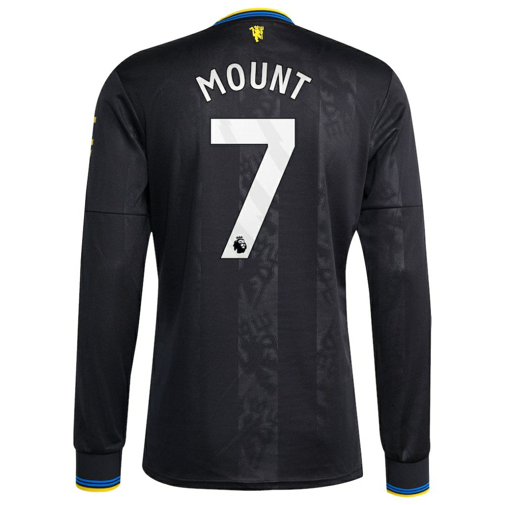 Mason Mount Manchester United 2025/26 Third Replica Long Sleeve Player Jersey