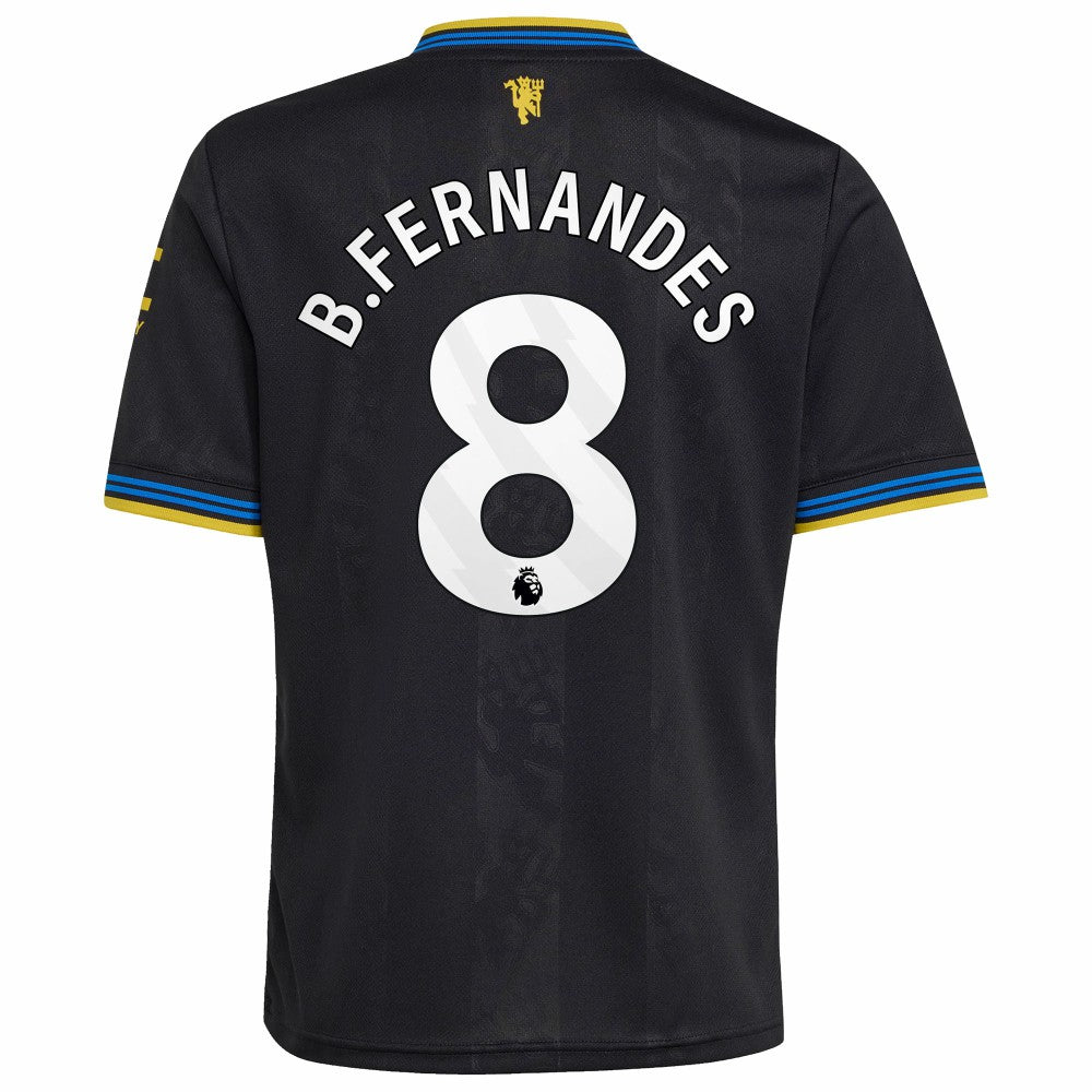 Bruno Fernandes Manchester United Youth 2025/26 Third Replica Player Jersey