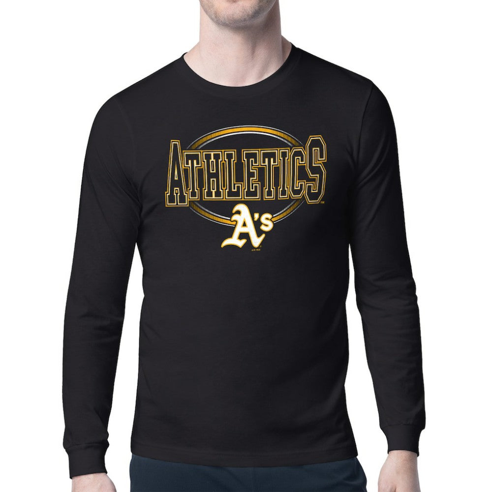 Athletics Starter Team Track Graphic Long Sleeve T-Shirt - MLB T-shirts