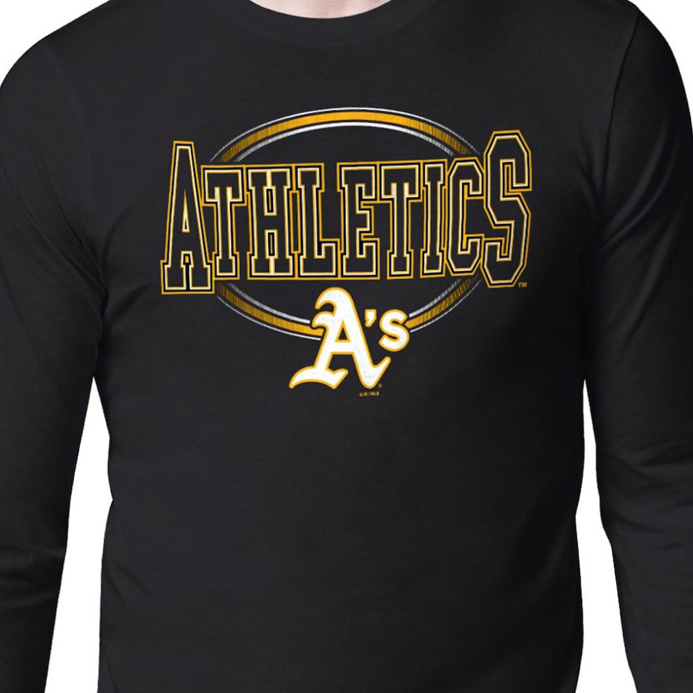 Athletics Starter Team Track Graphic Long Sleeve T-Shirt - MLB T-shirts