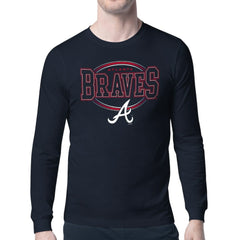 Atlanta Braves Starter Team Track Graphic Long Sleeve T-Shirt - MLB T-shirts
