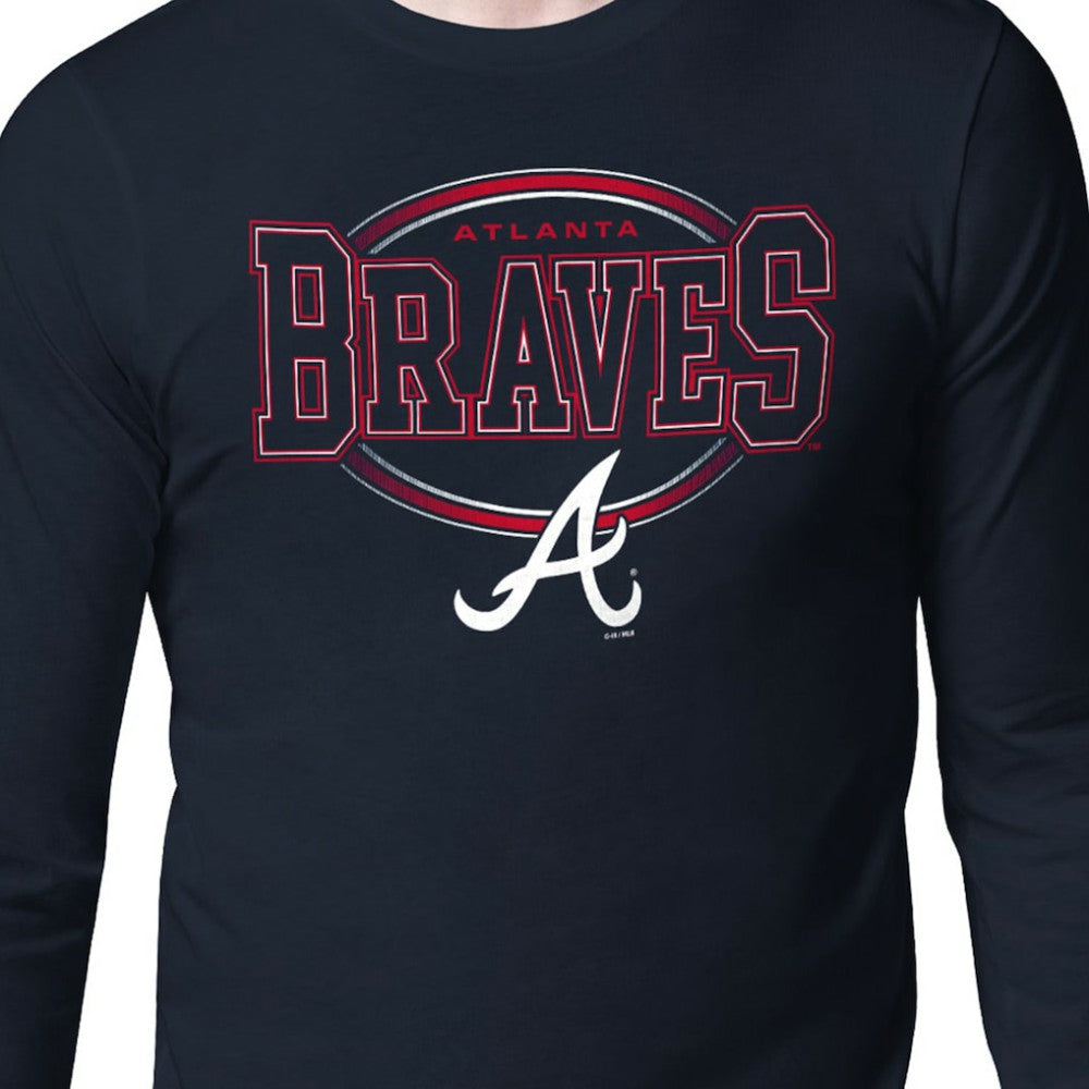 Atlanta Braves Starter Team Track Graphic Long Sleeve T-Shirt - MLB T-shirts