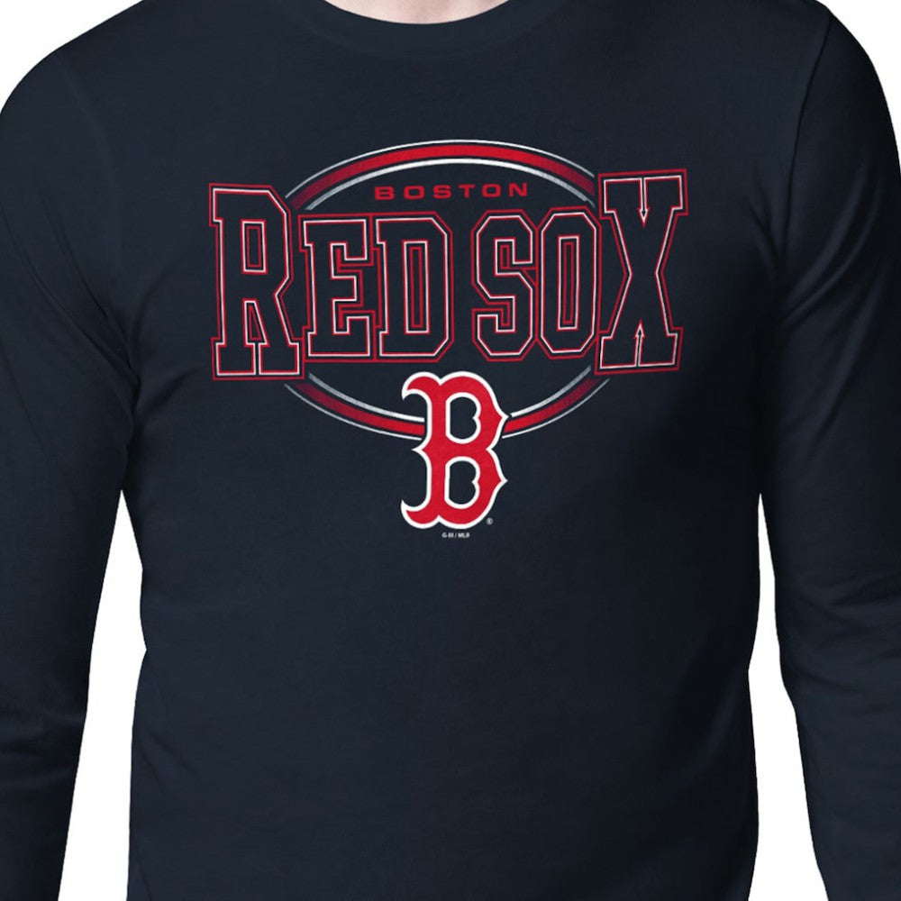 Boston Red Sox Starter Team Track Graphic Long Sleeve T-Shirt - MLB T-shirts