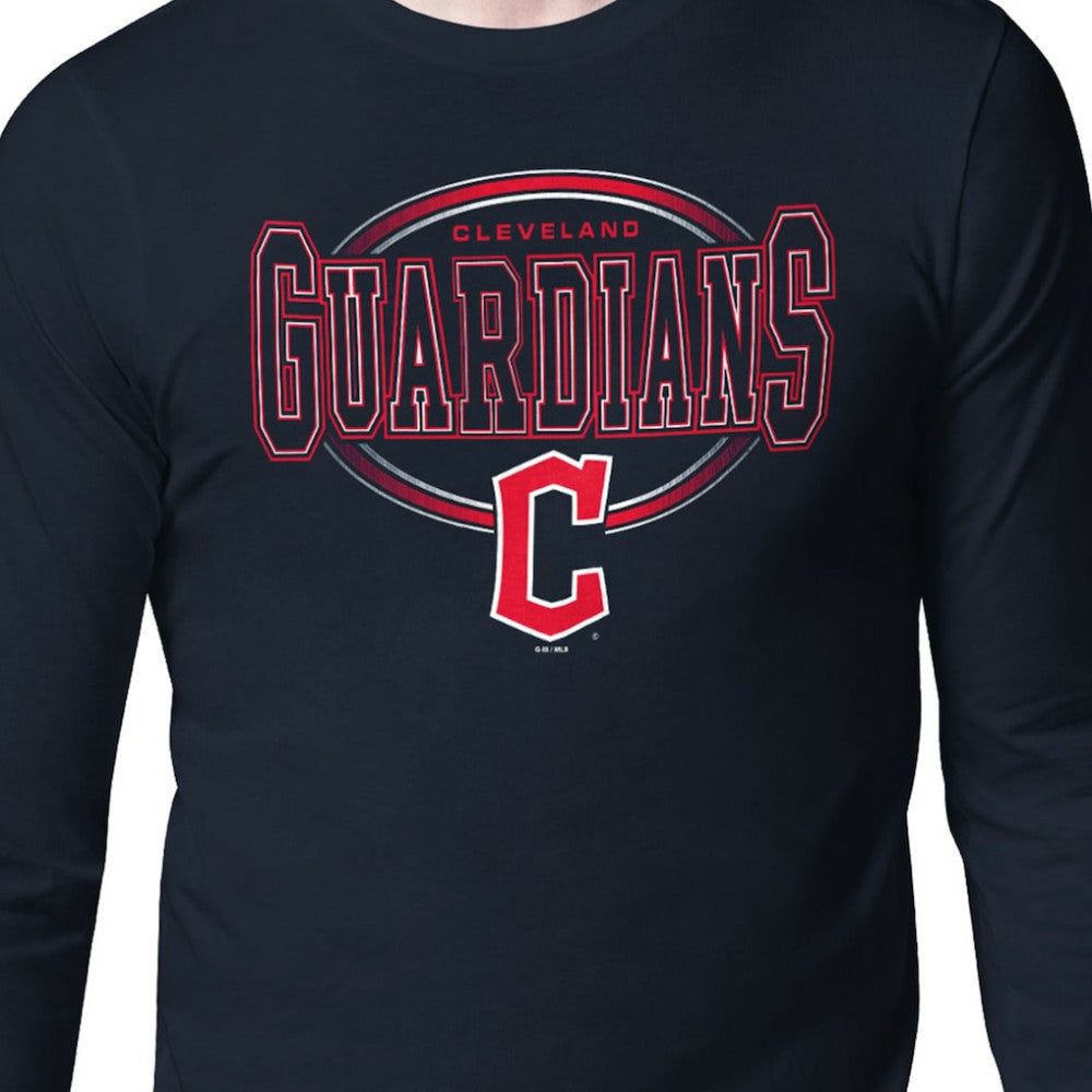 Cleveland Guardians Starter Team Track Graphic Long Sleeve T-Shirt - MLB T-shirts