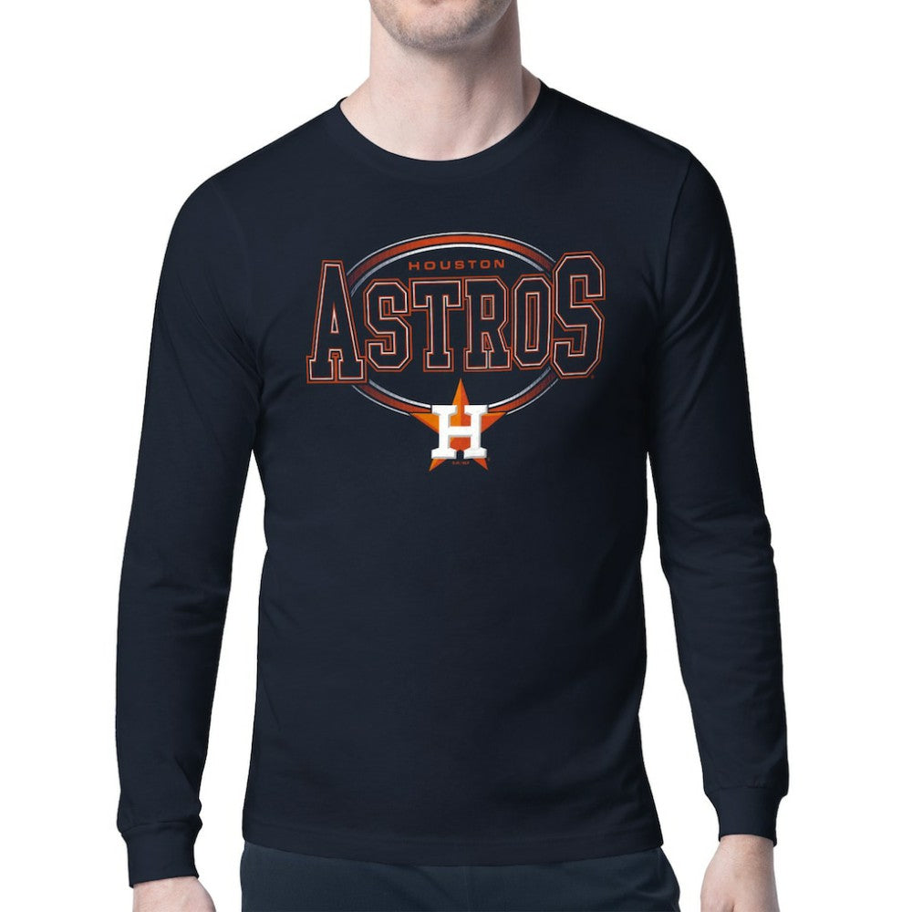 Houston Astros Starter Team Track Graphic Long Sleeve T-Shirt - MLB T-shirts