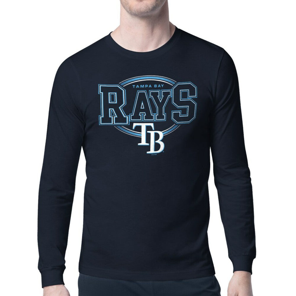 Tampa Bay Rays Starter Team Track Graphic Long Sleeve T-Shirt - MLB T-shirts