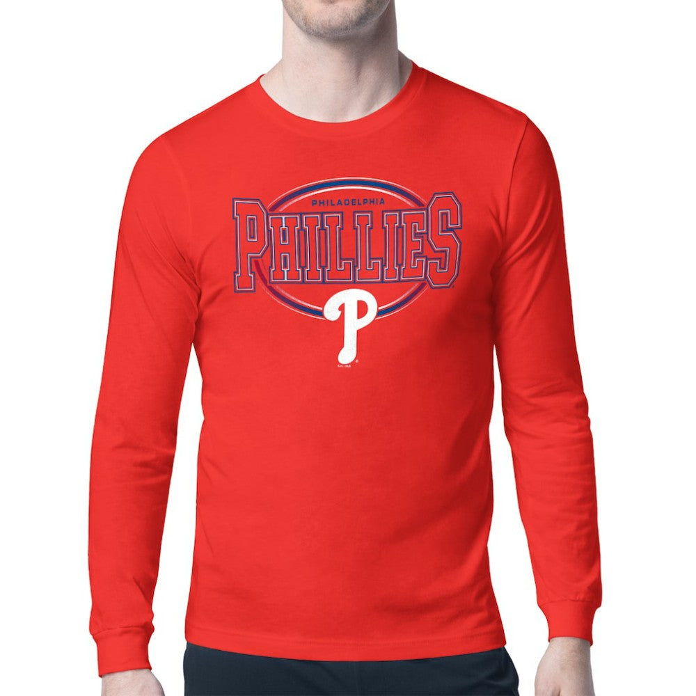 Philadelphia Phillies Starter Team Track Graphic Long Sleeve T-Shirt - MLB T-shirts
