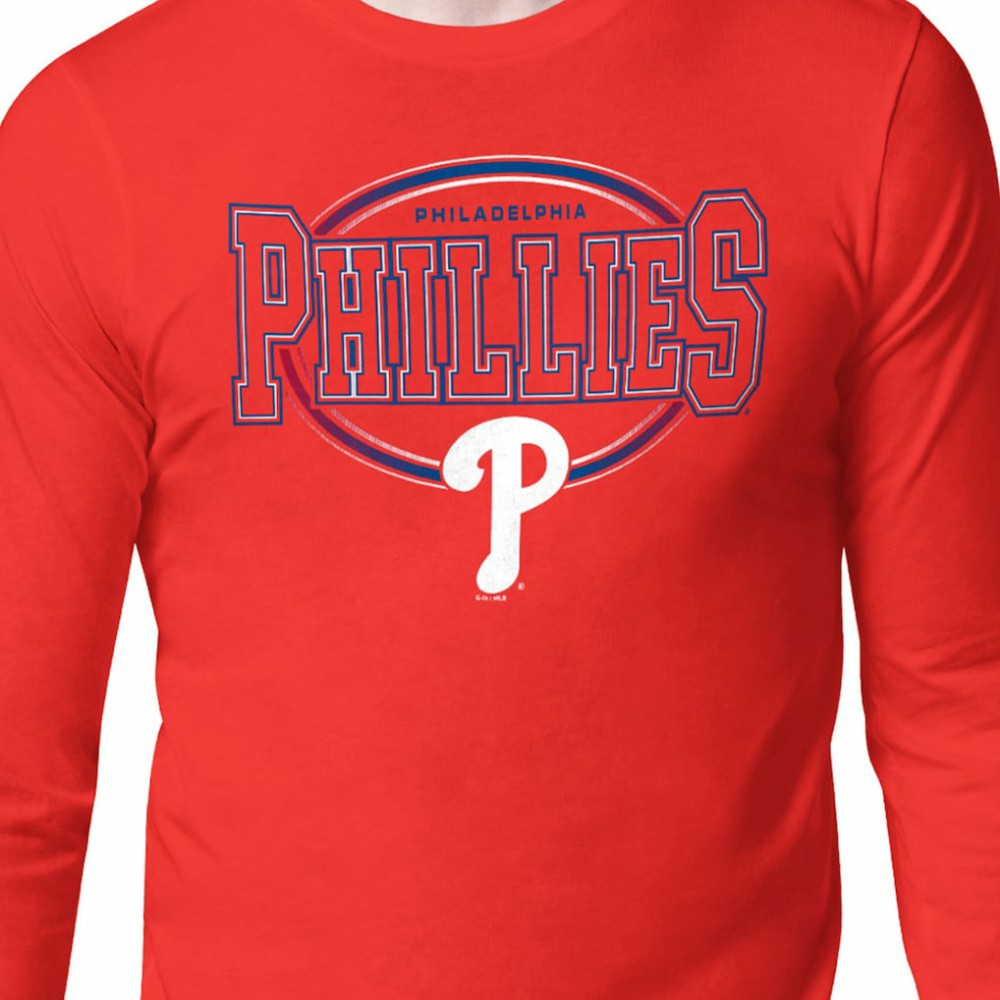 Philadelphia Phillies Starter Team Track Graphic Long Sleeve T-Shirt - MLB T-shirts