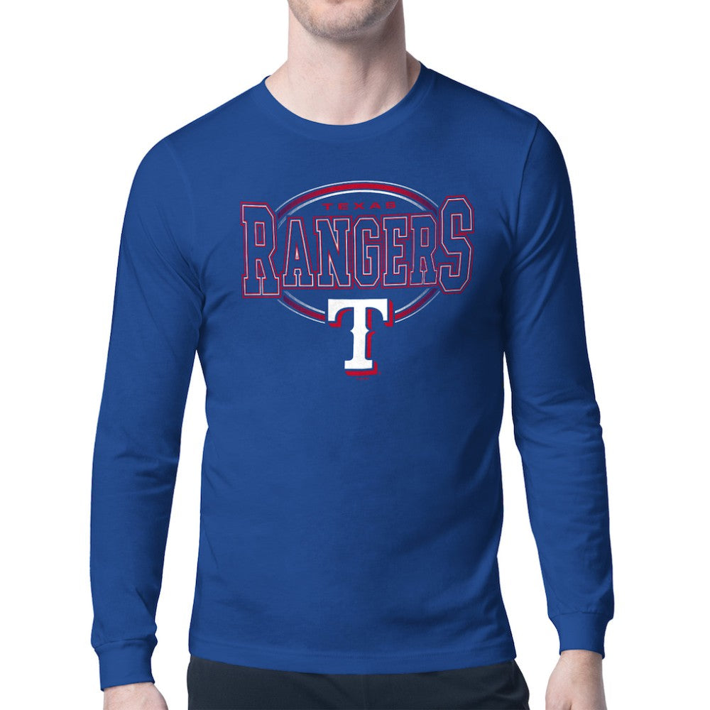 Texas Rangers Starter Team Track Graphic Long Sleeve T-Shirt - MLB T-shirts