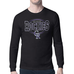 Colorado Rockies Starter Team Track Graphic Long Sleeve T-Shirt - MLB T-shirts