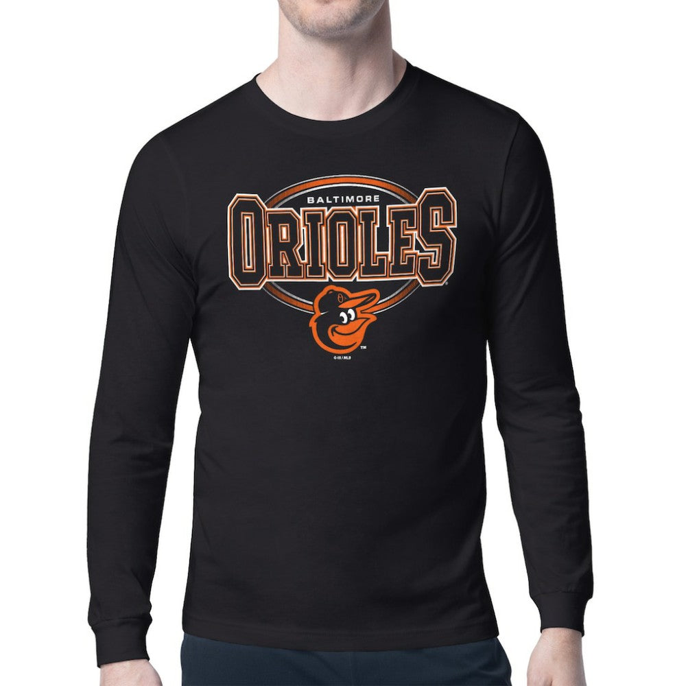 Baltimore Orioles Starter Team Track Graphic Long Sleeve T-Shirt - MLB T-shirts