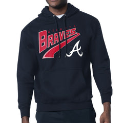 Atlanta Braves Starter Modern Tailsweep Fleece Tri-Blend Pullover Hoodie - MLB Hoodies