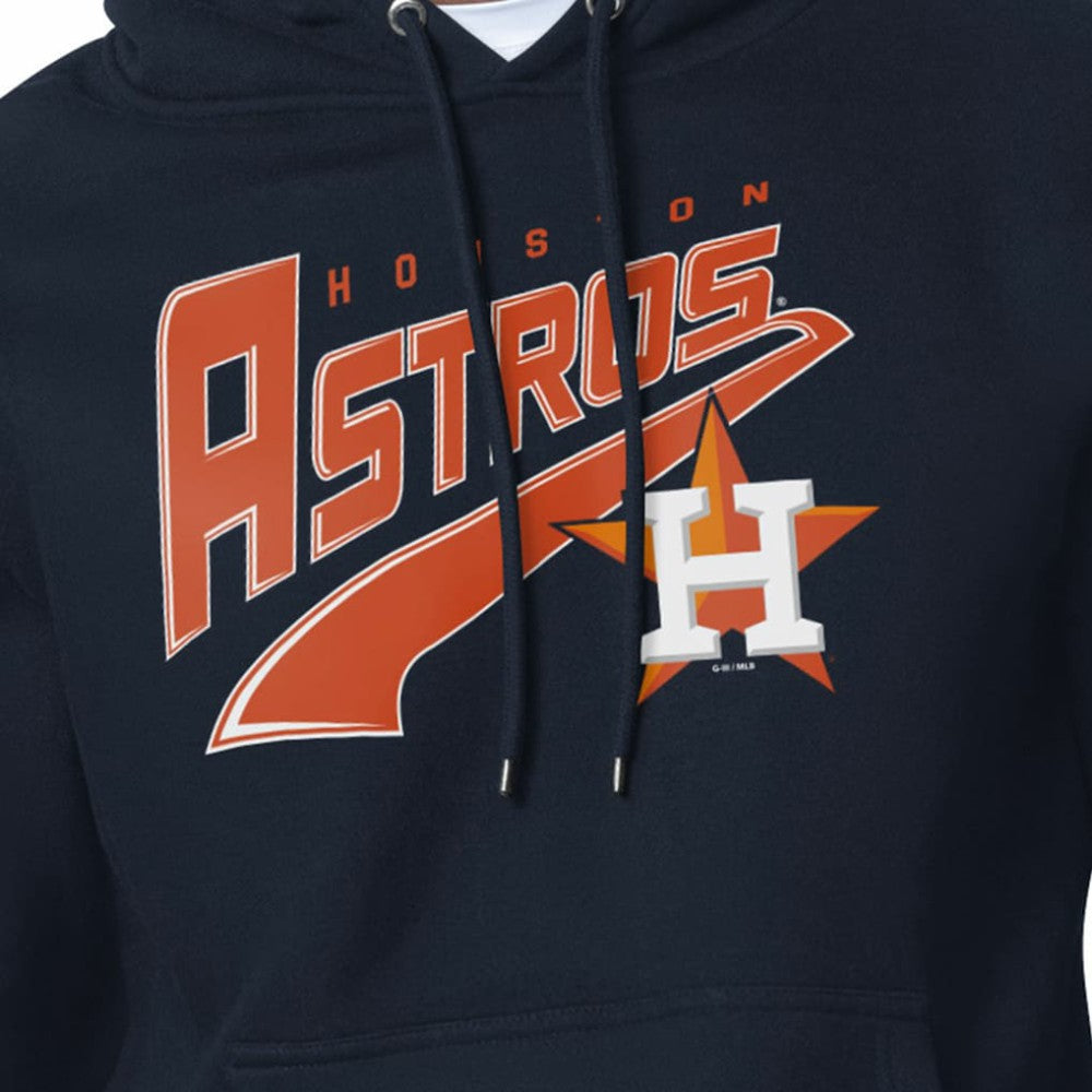 Houston Astros Starter Modern Tailsweep Fleece Tri-Blend Pullover Hoodie - MLB Hoodies