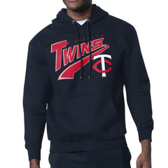 Minnesota Twins Starter Modern Tailsweep Fleece Tri-Blend Pullover Hoodie - MLB Hoodies