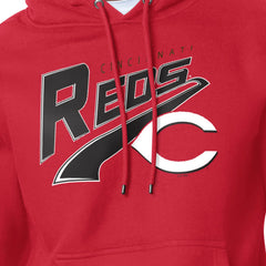 Cincinnati Reds Starter Modern Tailsweep Fleece Tri-Blend Pullover Hoodie - MLB Hoodies
