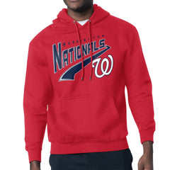 Washington Nationals Starter Modern Tailsweep Fleece Tri-Blend Pullover Hoodie - MLB Hoodies