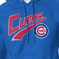 Chicago Cubs Starter Modern Tailsweep Fleece Tri-Blend Pullover Hoodie - MLB Hoodies