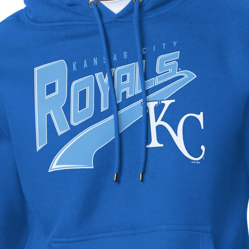 Kansas City Royals Starter Modern Tailsweep Fleece Tri-Blend Pullover Hoodie - MLB Hoodies