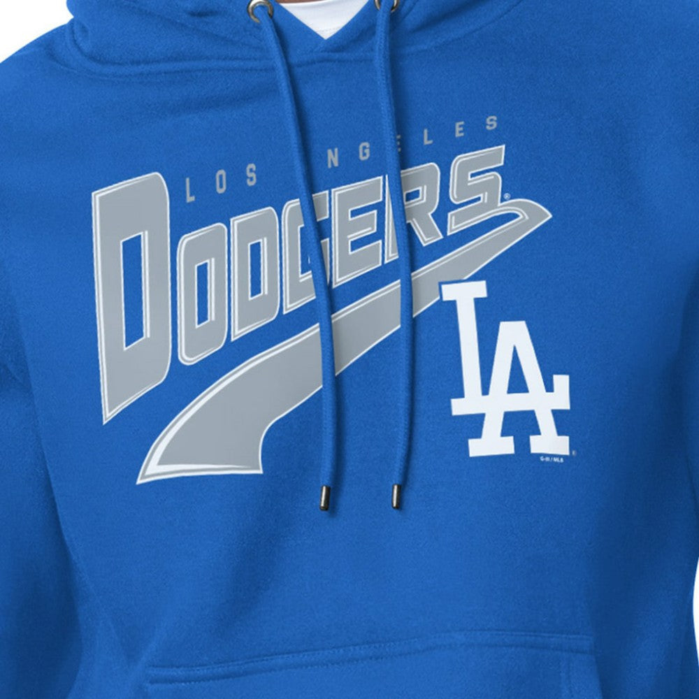 Los Angeles Dodgers Starter Modern Tailsweep Fleece Tri-Blend Pullover Hoodie - MLB Hoodies