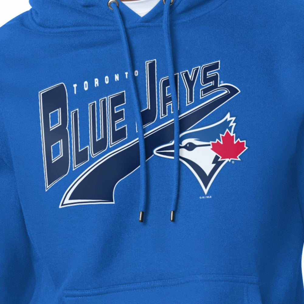 Toronto Blue Jays Starter Modern Tailsweep Fleece Tri-Blend Pullover Hoodie - MLB Hoodies