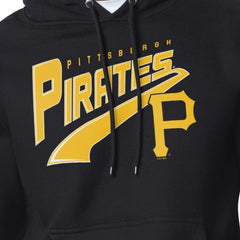 Pittsburgh Pirates Starter Modern Tailsweep Fleece Tri-Blend Pullover Hoodie - MLB Hoodies