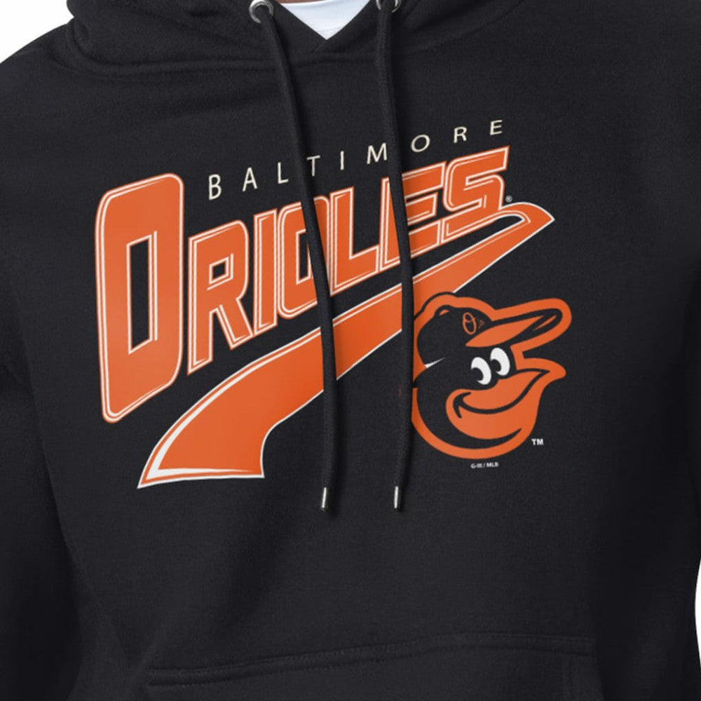 Baltimore Orioles Starter Modern Tailsweep Fleece Tri-Blend Pullover Hoodie - MLB Hoodies