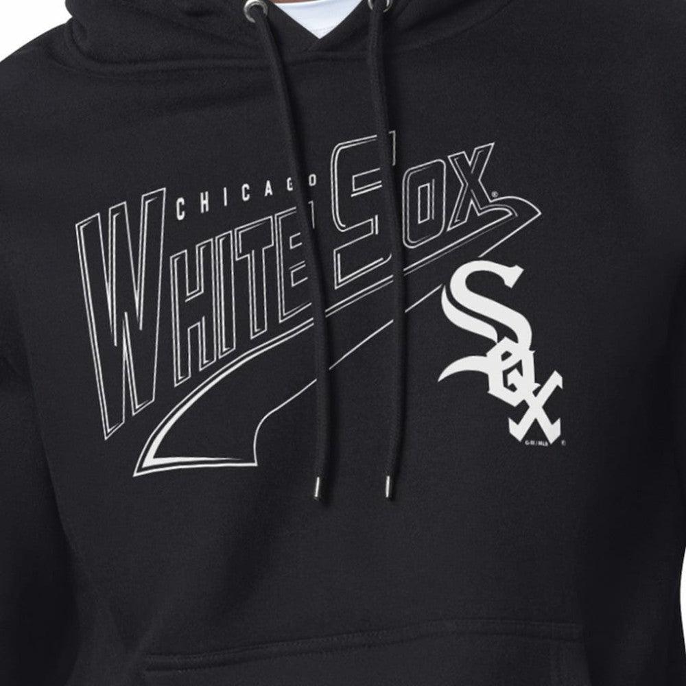 Chicago White Sox Starter Modern Tailsweep Fleece Tri-Blend Pullover Hoodie - MLB Hoodies