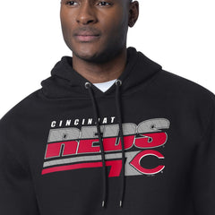 Cincinnati Reds Starter Logo Push Graphic Hoodie - MLB Hoodies
