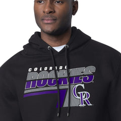 Colorado Rockies Starter Logo Push Graphic Hoodie - MLB Hoodies