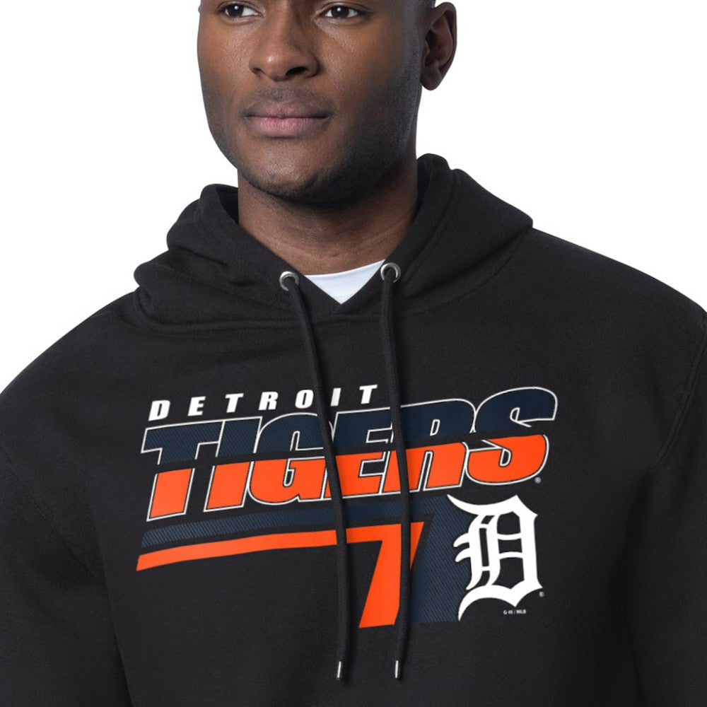 Detroit Tigers Starter Logo Push Graphic Hoodie - MLB Hoodies