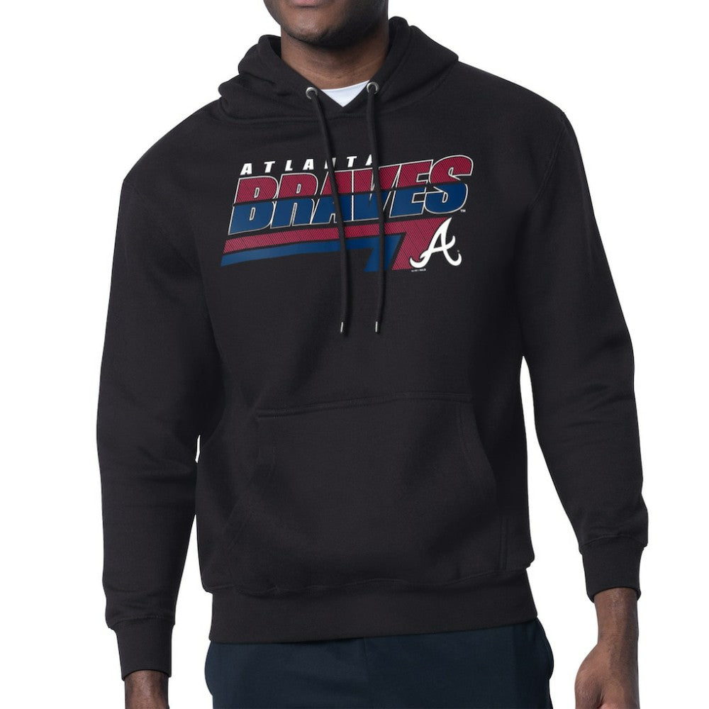 Atlanta Braves Starter Logo Push Graphic Hoodie - MLB Hoodies