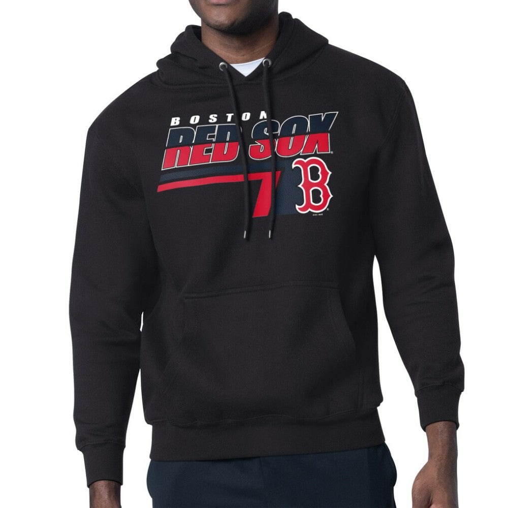 Boston Red Sox Starter Logo Push Graphic Hoodie - MLB Hoodies