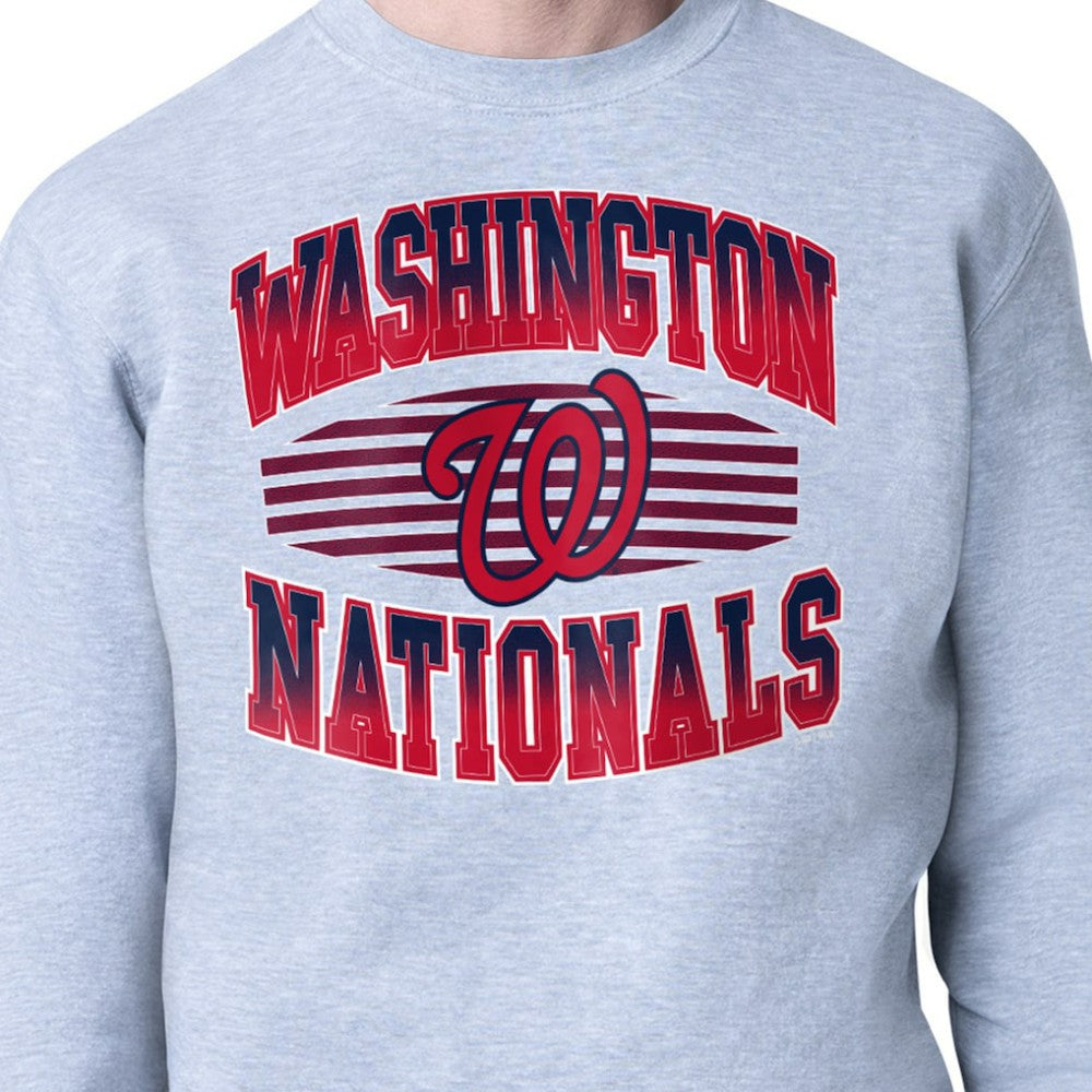 Washington Nationals Starter Team Grit Graphic Fleece Pullover Sweatshirt - MLB Pullover