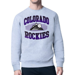 Colorado Rockies Starter Team Grit Graphic Fleece Pullover Sweatshirt - MLB Pullover