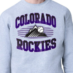 Colorado Rockies Starter Team Grit Graphic Fleece Pullover Sweatshirt - MLB Pullover