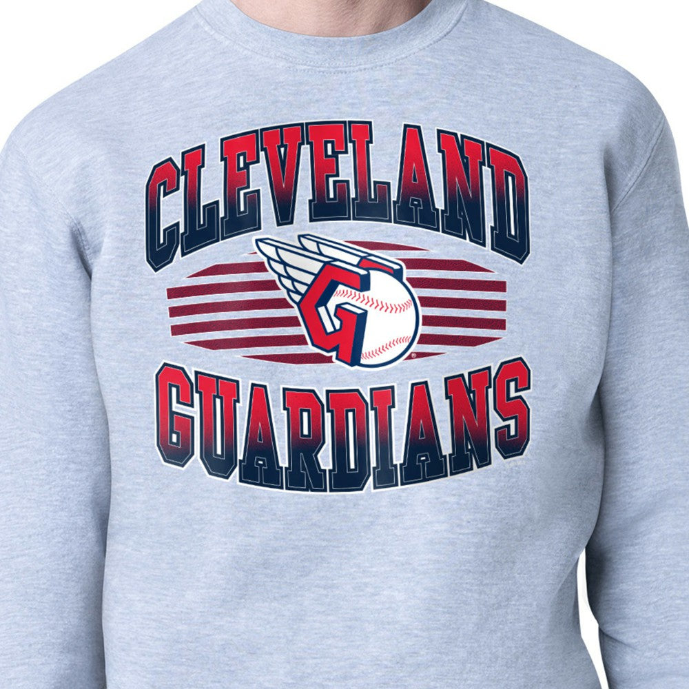 Cleveland Guardians Starter Team Grit Graphic Fleece Pullover Sweatshirt - MLB Pullover