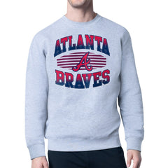 Atlanta Braves Starter Team Grit Graphic Fleece Pullover Sweatshirt - MLB Pullover