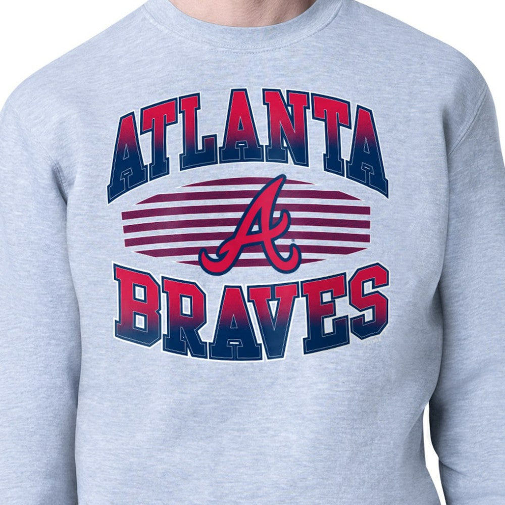 Atlanta Braves Starter Team Grit Graphic Fleece Pullover Sweatshirt - MLB Pullover