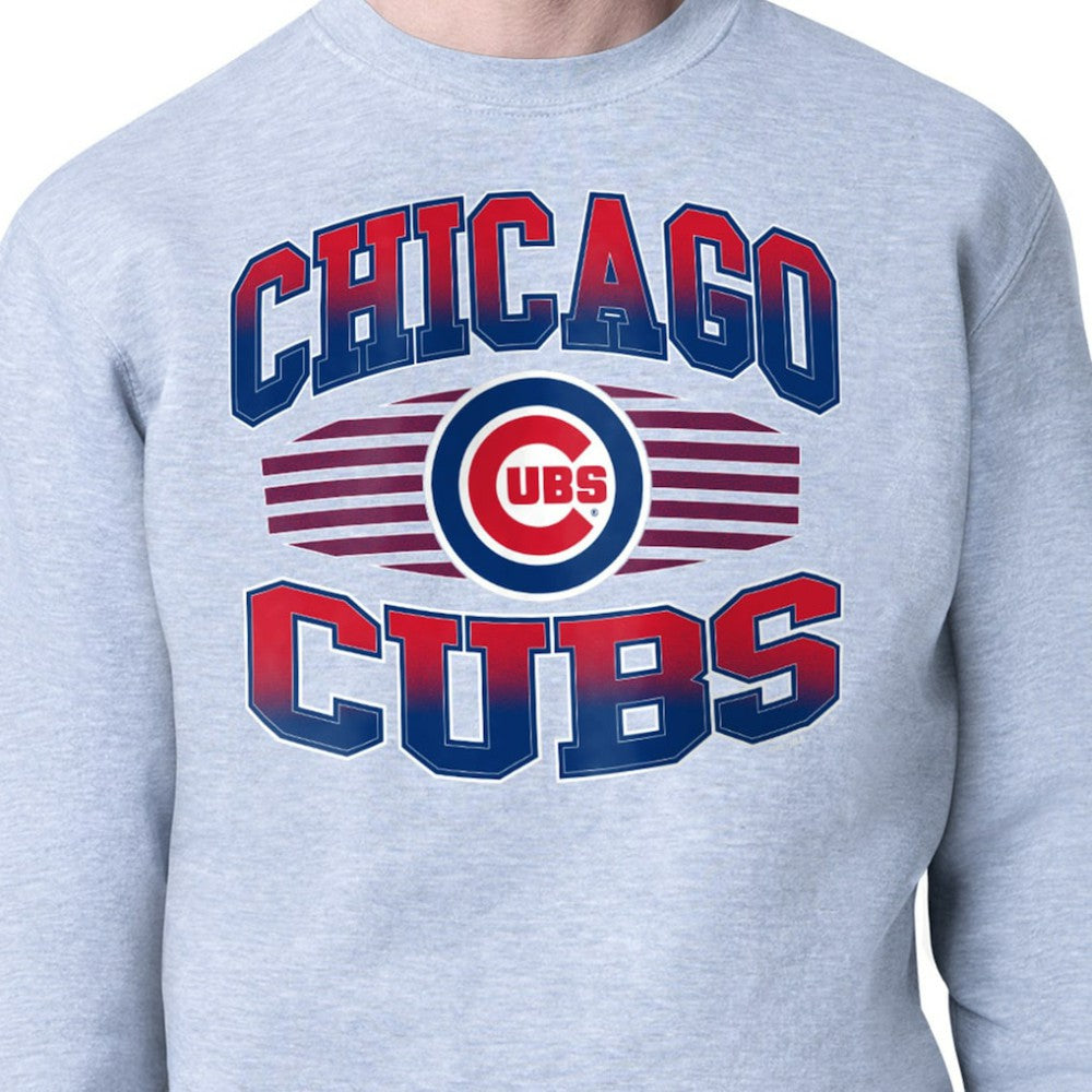Chicago Cubs Starter Team Grit Graphic Fleece Pullover Sweatshirt - MLB Pullover