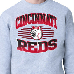 Cincinnati Reds Starter Team Grit Graphic Fleece Pullover Sweatshirt - MLB Pullover
