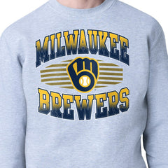 Milwaukee Brewers Starter Team Grit Graphic Fleece Pullover Sweatshirt - MLB Pullover