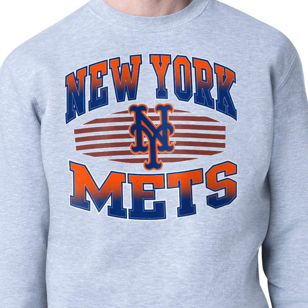 New York Mets Starter Team Grit Graphic Fleece Pullover Sweatshirt - MLB Pullover