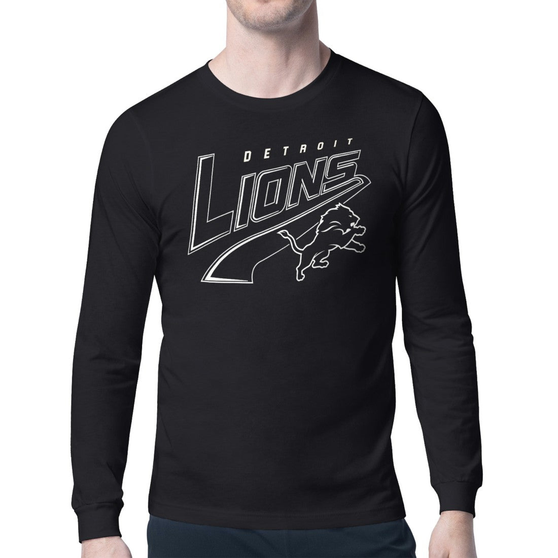 Detroit Lions Starter Modern Tailsweep Graphic Long Sleeve T-Shirt | NFL Near me