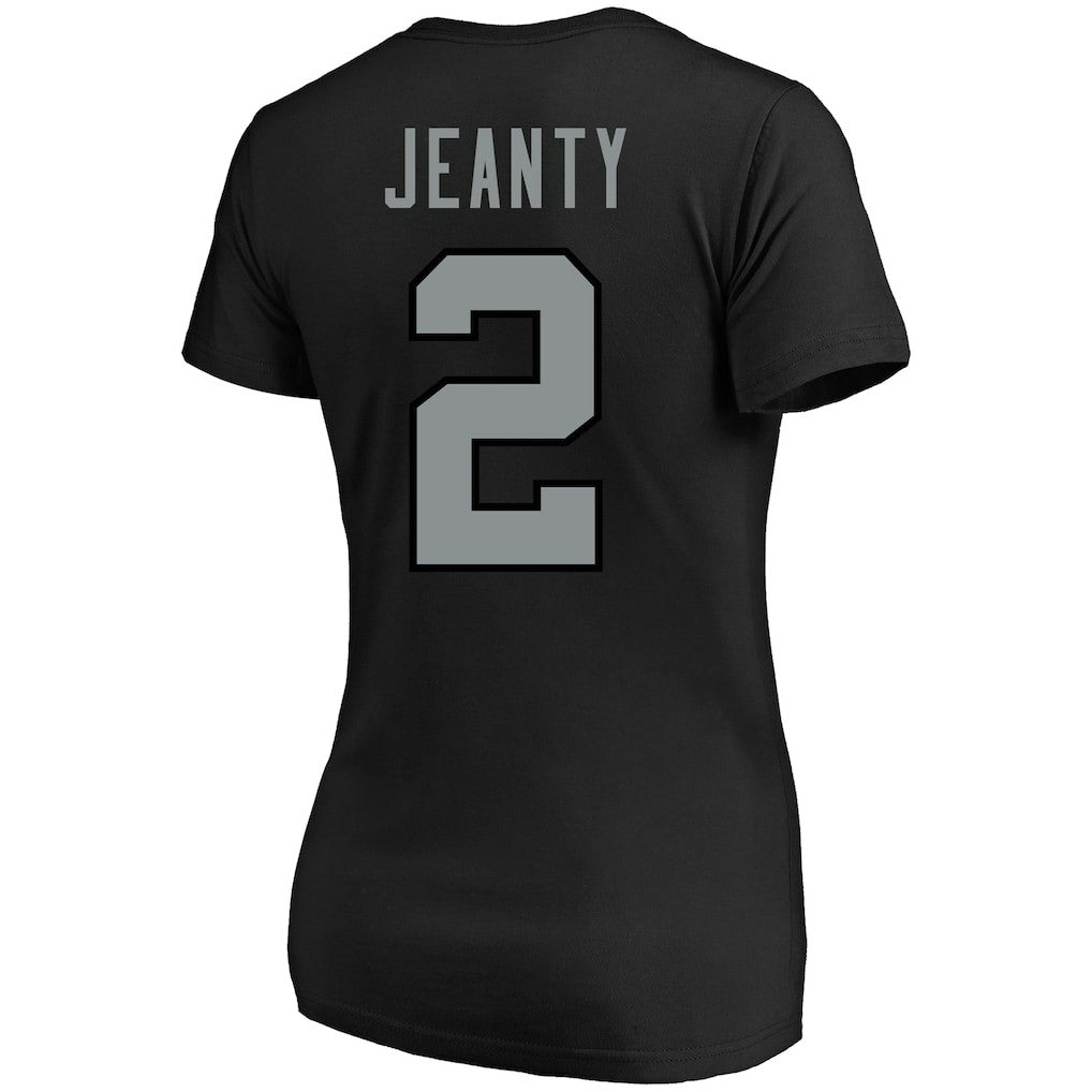 Las Vegas Raiders Ashton Jeanty  Women's Plus Size Name & Number T-Shirt | NFL Hot